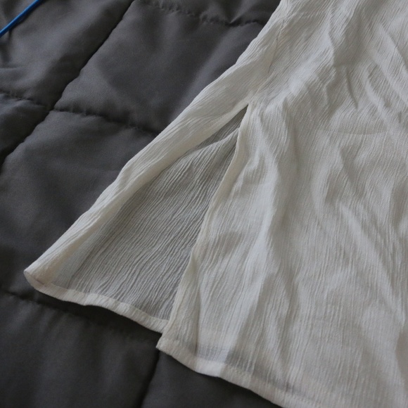 Sheer Tank With Sequin Neckline - Picture 6 of 8